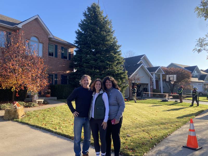 Photos Christmas Tree Makes it's Way to Downtown Joliet. Shaw Local
