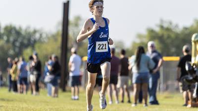 Photos: Varsity boys cross country runners compete in Locktoberfest