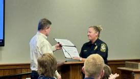 Peru police chief receives Patriotic Employer Award by Department of Defense