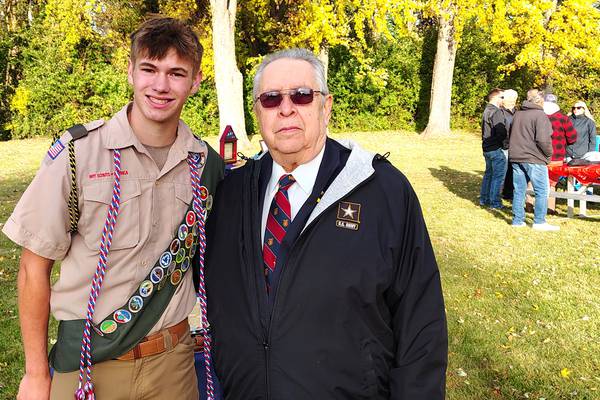 Marsek earns Eagle Scout honors for bench project