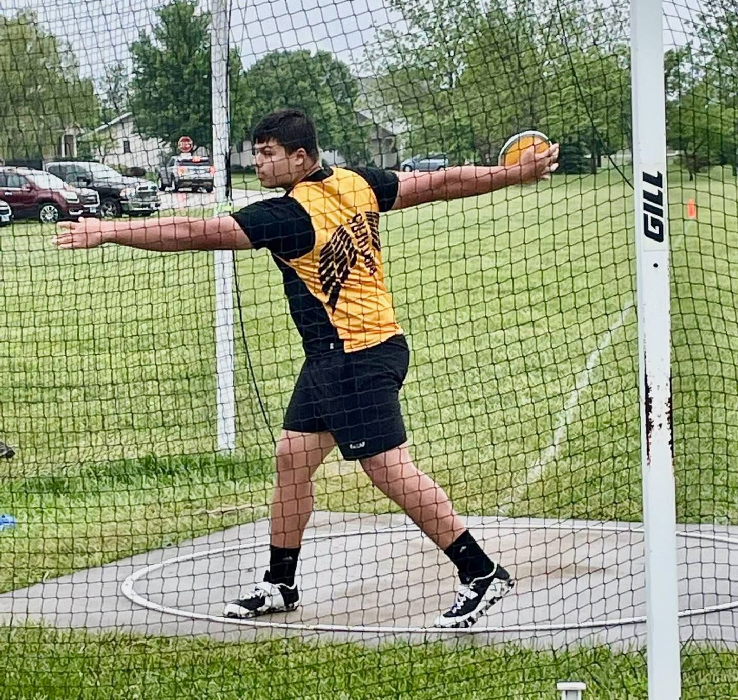Putnam County junior Alex Rodriguez won the discus with a throw of  151-10 at the El Paso-Gridley Sectional on Wednesday, May 21.