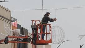 Photos: Frosty on First prep. La Salle lights up downtown with Christmas decorations