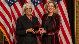 Olivet, BBCHS grad receives Medal of Honor in Science from President Biden