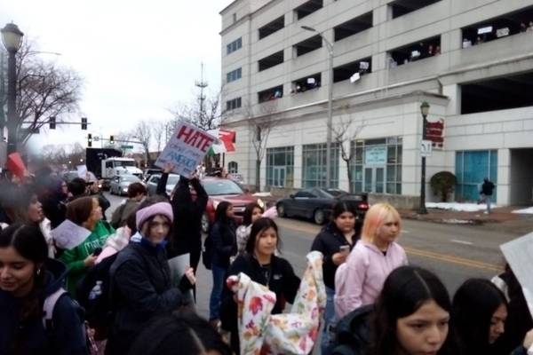 Joliet students stage walkouts as part of anti-ICE protests