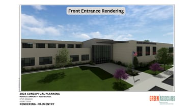 Morris Community High School breaks ground on new construction on Wednesday, May 6