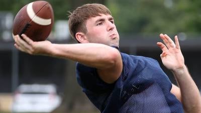 Photos: Hiawatha football practices for upcoming season