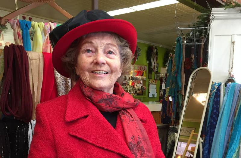 Wenke Hansen (shown in this undated photo provided by her son, Sven Oscar Hansen), longtime former owner of the DeKalb staple Glidden Florist who had a knack for floral design, loved to travel and had a passion for her community, died on Sept. 17, 2024. She was 98.