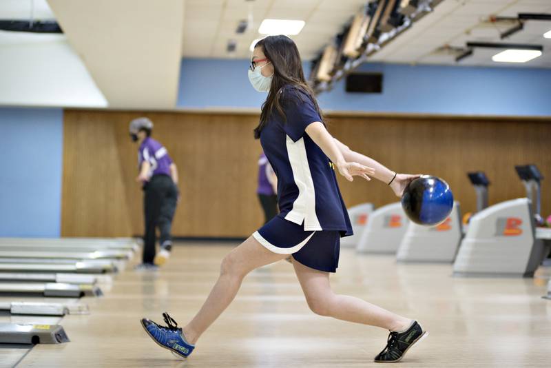 Sterling’s Katelynn Garcia gets ready to throw Monday, Jan. 10, 2022 against Dixon.