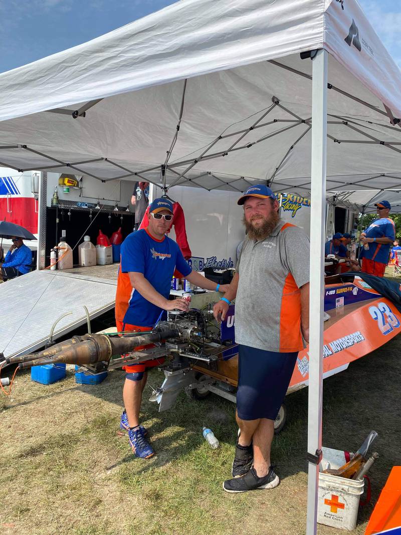Paul Bosnich III (left) and Jake Hoffert both brought USTS National Points Championships back home to DePue for the Prop Riders Racing team.