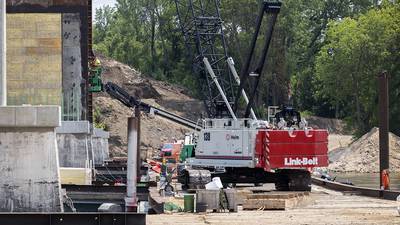 IN PHOTOS: Construction of Dixon’s $12M pedestrian bridge to be completed June 2026