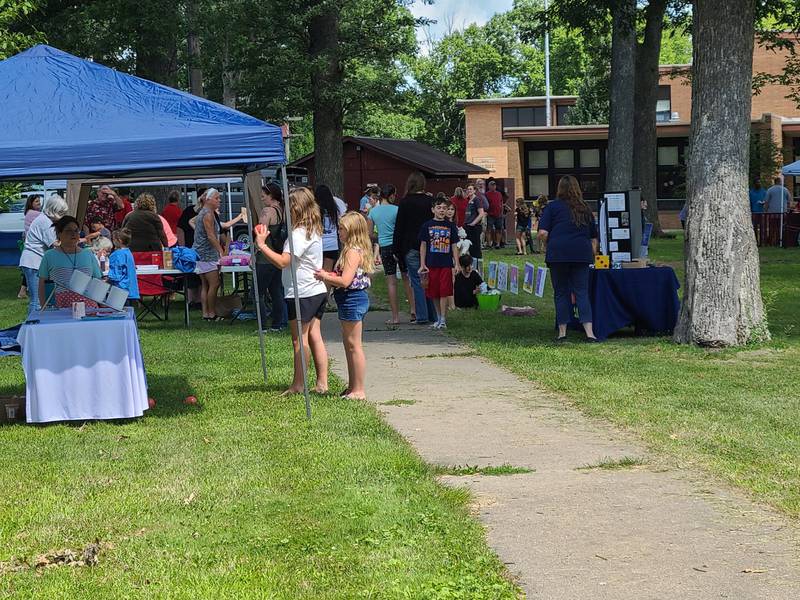 Hundreds of children and their families attended the Back to School Fair at Oakland Park in Streator on Saturday, July 30, 2022.