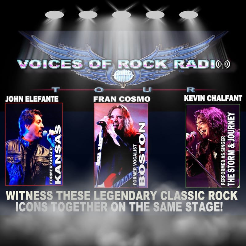 Former singers from Journey, Kansas and Boston will perform at the Arcada Theatre on Friday, May 30.