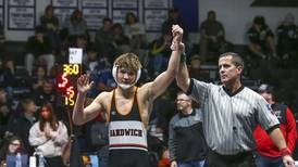 Kendall County wrestling notebook: Sandwich’s Cooper Corder gets 100th career win, set for season stretch run