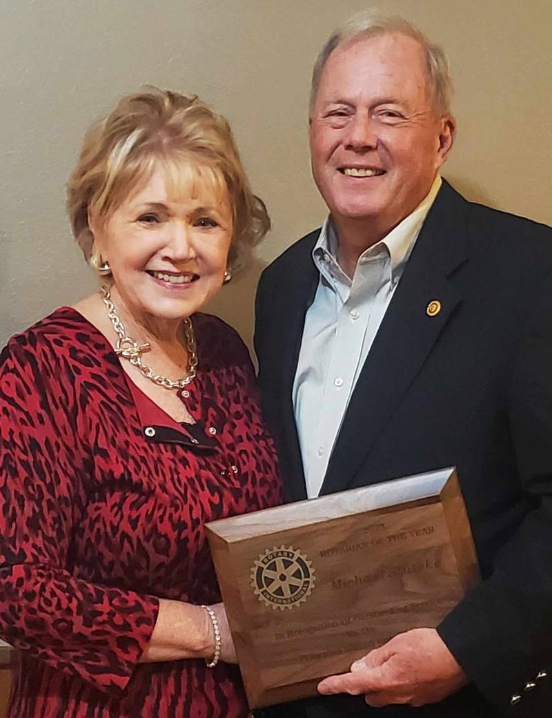 (Left to right); Sue and Michael Stutzke