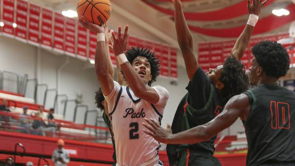 Photos: Oswego East vs. Morgan Park boys basketball, Hinsdale Central Holiday Classic quarterfinal
