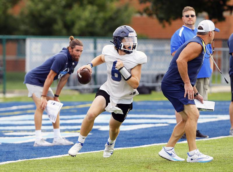 Photos Nazareth Academy football practice Shaw Local