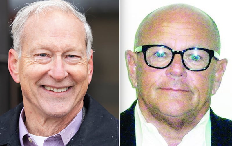 Glen Hughes, left, and Dennis Considine are running for mayor in Dixon.