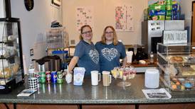 On board with baked goods. The Great Sandeenie opens at Downers Grove Metra station