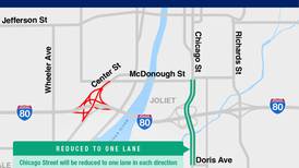 Chicago Street lane closures in Joliet begin Wednesday  