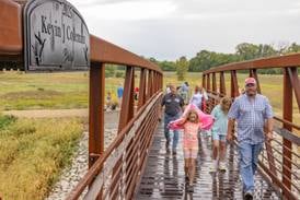 Photos: Hennepin celebrates new 'Grazing Cattle' sculpture and Kevin Coleman Bridge opening