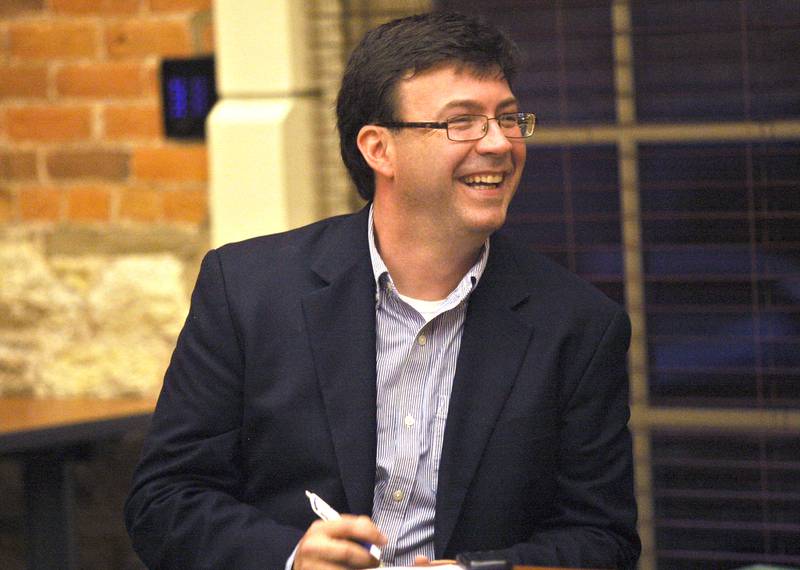 Rob Glover is the Joiner History Room director and the DeKalb County History Center archivist and collections specialist.