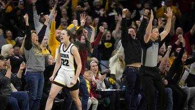 Iowa’s Caitlin Clark sets women’s college basketball scoring record with deep 3-pointer