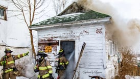 Farm shed catches fire near Pingree Grove