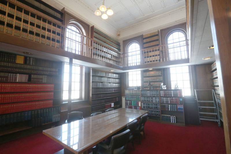 This area will soon have new windows installed inside the Appellate Courthouse on Monday, Jan. 26, 2026 downtown Ottawa. The Appellate Courthouse is going through a renovation to make it more wheelchair accessible.