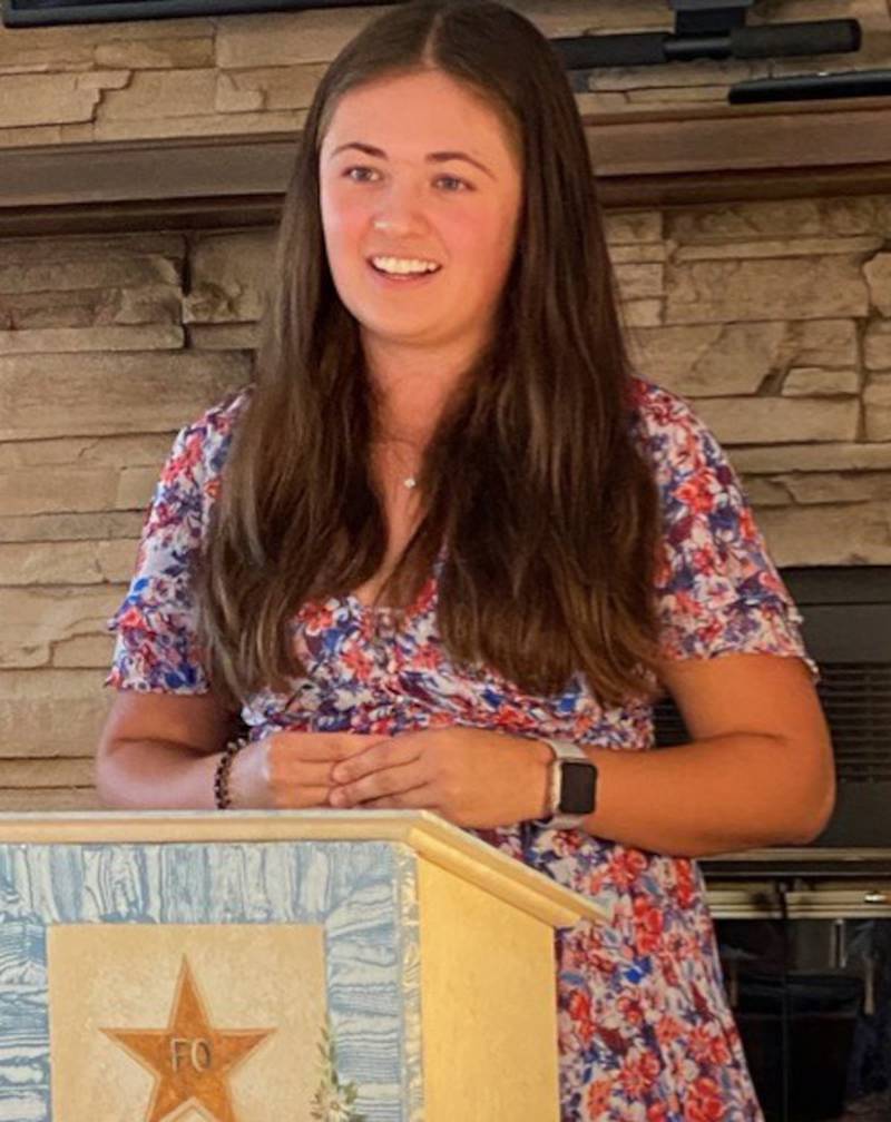 P.E.O. STAR Scholarship recipient Joslyn Bullington of Yorkville.