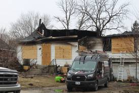 Fire fueled by high winds guts Fox River Grove home Friday