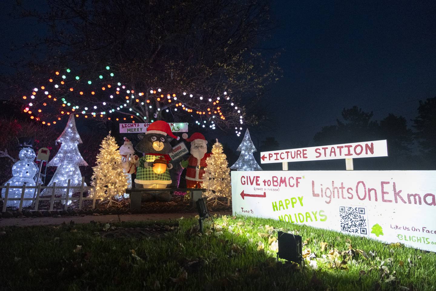 The Foy family decorates their home for Christmas every year with different light displays that sync with music on an FM radio channel. This year they will be featured on ABC's The Great Christmas Light Fight for their display on 969 Ekman Drive in Batavia.