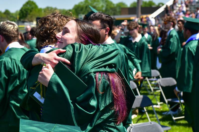 Crystal Lake South High School's class of 2026 graduates on May 16, 2026.
