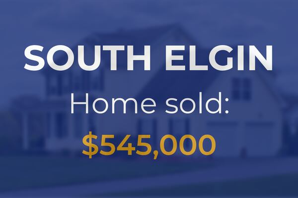 South Elgin: Single-family home sells for $545,000