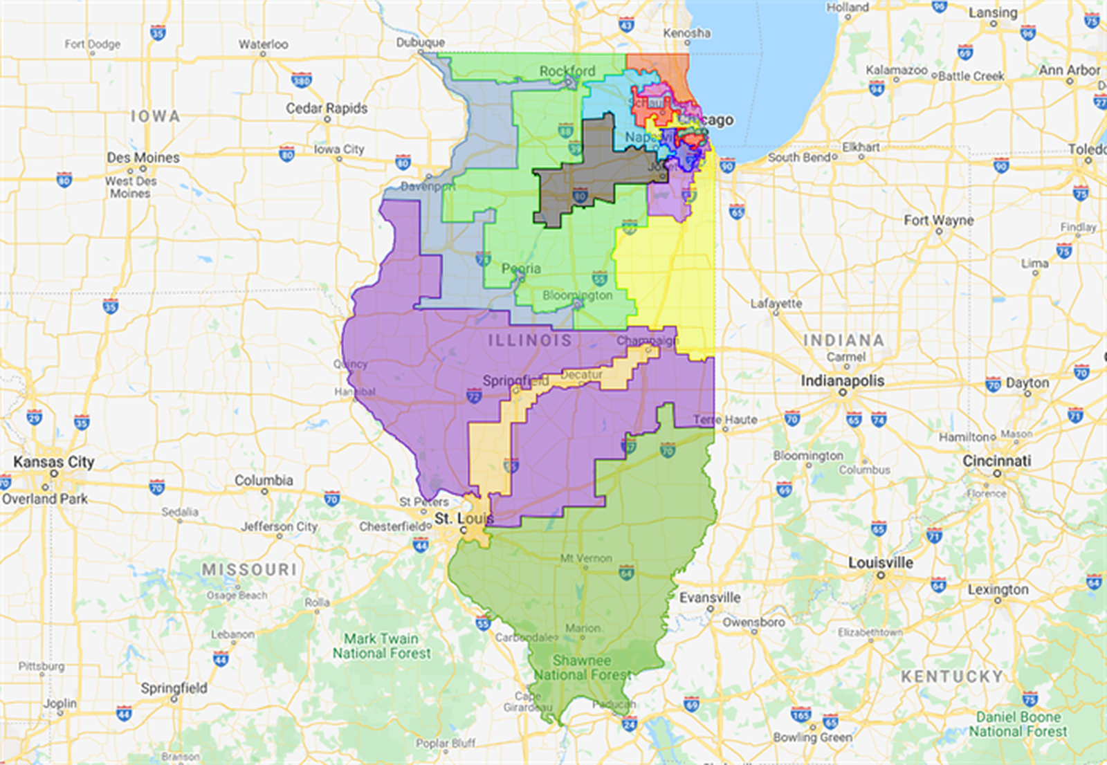Democrats unveil 2nd draft of congressional maps Shaw Local