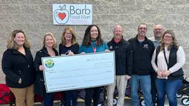 DeKalb Corn Fest board donates $3,500 to Barb Food Mart