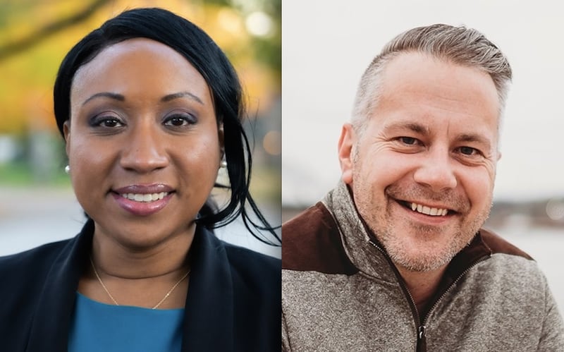 Litesa Wallace and Eric Sorensen