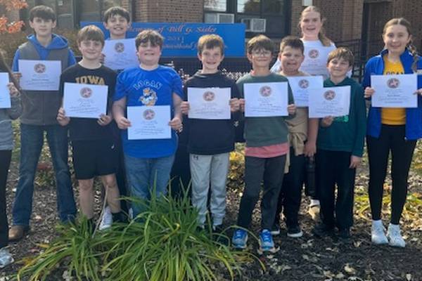 Logan Junior High School selects Citizenship Award winner for first quarter 2025-26