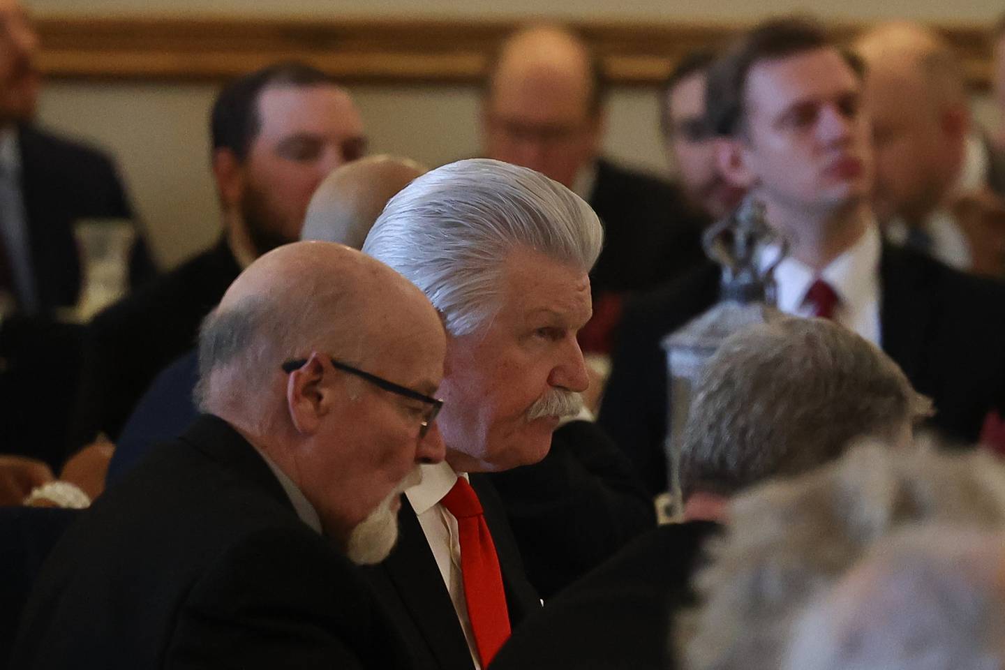 Will County State’s Attorney James Glasgow attends the State of the Courthouse luncheon at Jacob Henry Mansion in Joliet on Wednesday 1st, 2023.