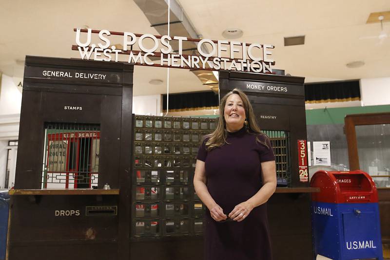 Jolie Diepenhorst who is new director at the McHenry County Historical Society and Museum, inside museum on Friday, Nov. 22, 2024, in Union.