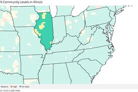 IDPH: 13 counties at ‘medium’ COVID-19 risk