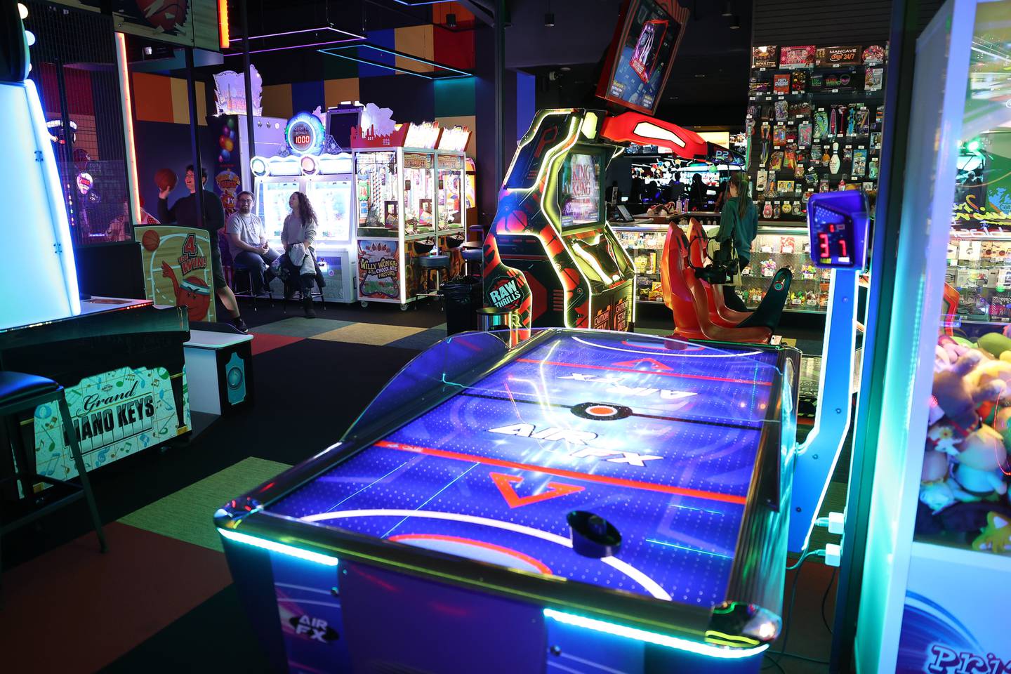 Along with bowling lanes, Twisted Pin provides arcade games for all ages.