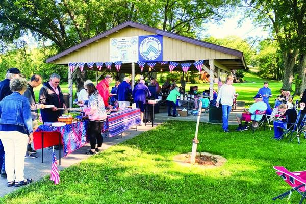 The lord in their shelter in Lake Carroll