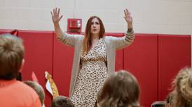 ‘Markertown’ author visits students at Sterling and Rock Falls schools