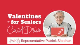 State Rep. Sheehan of Lockport holds Valentines for Seniors card drive