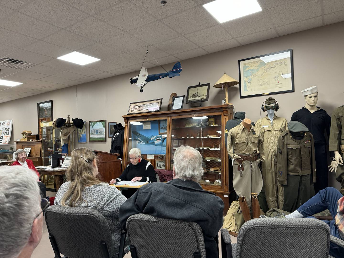 Barb Boma reads her great-step-grandmother's letters home from World War 1.