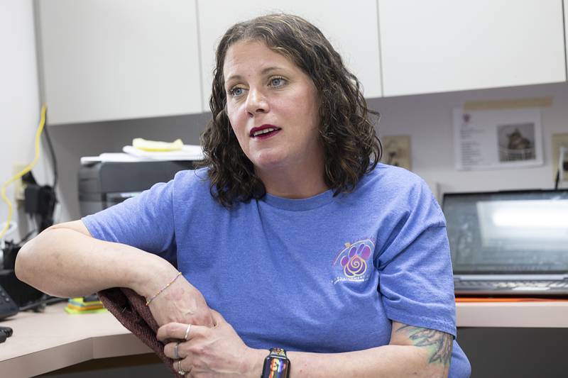 Shannon Eastman, director of Granny Rose Animal Shelter in Dixon, talks Friday, April 24, 2026, about the shelter and the services it provides.