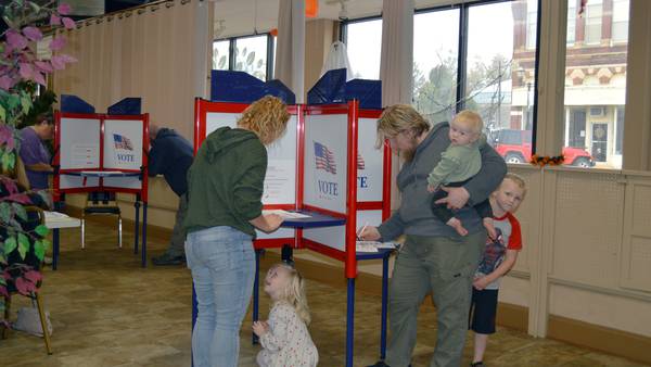 Photos: Residents in Mt. Morris and Polo cast ballots