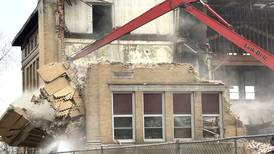Brick by brick: Historic, dilapidated school demolished in Polo