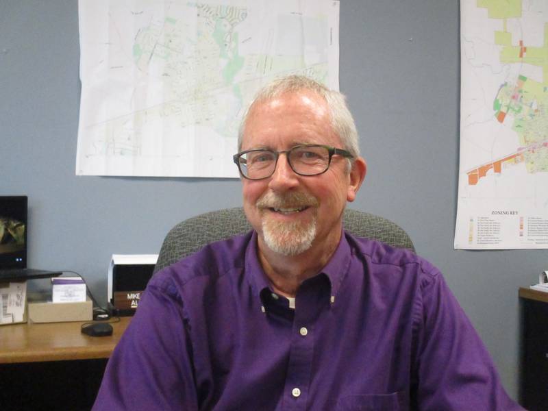 Plano Mayor Mike Rennels is seen here in his office.