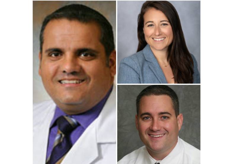 Silver Cross Hospital in New Lenox will host "Shine a Light on Lung Cancer" on Nov. 9 in celebration of Lung Cancer Awareness Month. Featured speakers include Dr. Sunil Narula, hematologist/oncologist (left); Dr. Gillian Alex, lung surgeon (top); and Dr. Kris McDonough, critical care medicine/pulmonologist (bottom).